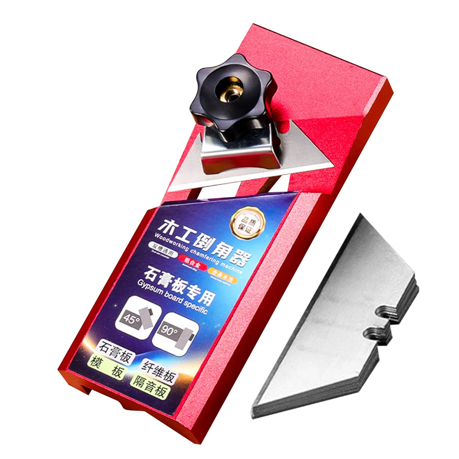 Amazon | 石膏ボードトリマー - 手動アルミニウム合金Vカッター,45度の